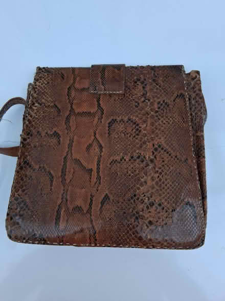 Photo of free Vintage brown snakeskin handbag (Bernards Heath AL1) #2