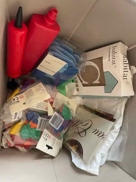 Photo of free Box of party decorations (Sherwood NG5) #1