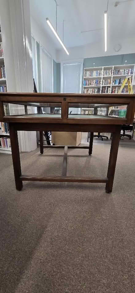 Photo of free Large Display Cabinet - glass and wood frame (Norham Manor OX2) #4