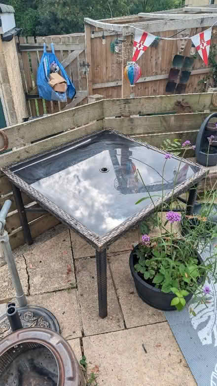 Photo of free Rattan garden table (Twerton BA2) #1