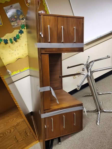 Photo of free wood desk, 6 feet wide (South Bellevue) #1