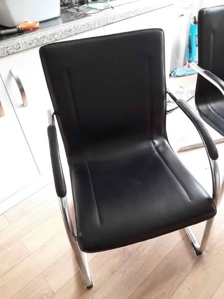 Photo of free Pair of chrome chairs (Collington Bexhiĺl TN39) #4