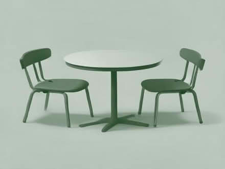 Photo of Small folding table and chairs (Hucknall NG15) #1