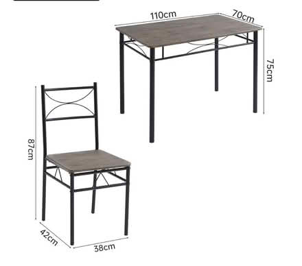 Photo of free Table and chairs (Hawley Lane GU14) #2