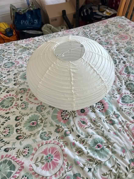 Photo of free large white lampshade (Wallington PO16) #1