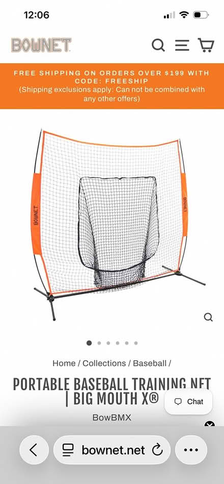 Photo of free Bow net for baseball/softball (Lexington Center) #1