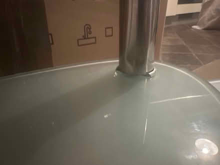 Photo of free glass coffee table / tv stand (Manchester M1) #4