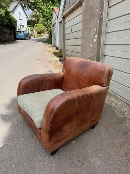 Photo of free Arm Chair - leather (Ashprington, Totnes) #3
