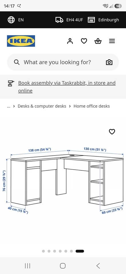 Photo of free Large desk (Muirhouse) #3