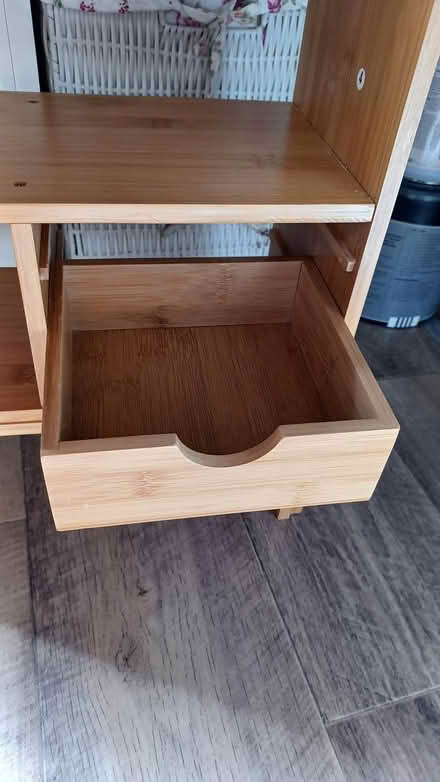 Photo of free Bamboo shelf unit (Larklands, DE7) #2