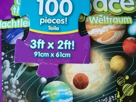 Photo of free Space glow in dark jigsaw (Worcester) #2