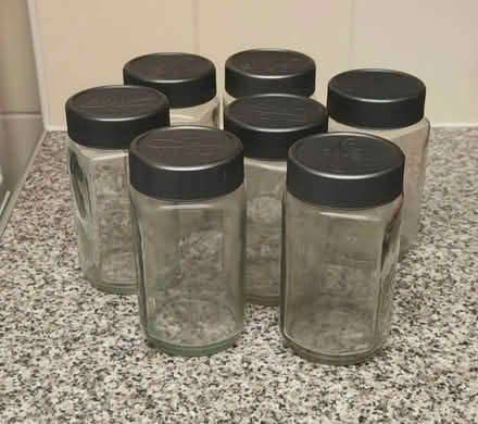 Photo of free 7 empty glass jars (Chelsea, SW10) #1