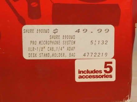 Photo of free Shure 8900WD Microphone System (Palo Alto) #2