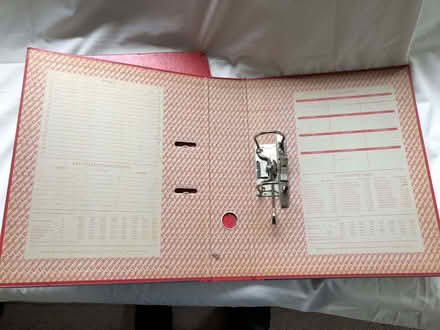 Photo of free A4 Arch-leaver files. Red. (Harrogate HG2) #2