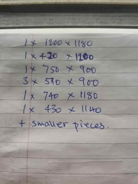 Photo of free Large 12.5mm plasterboard offcuts (Tring HP23) #4