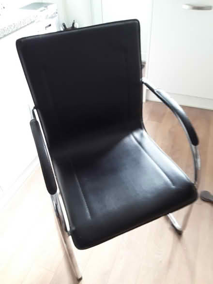 Photo of free Pair of chrome chairs (Collington Bexhiĺl TN39) #3
