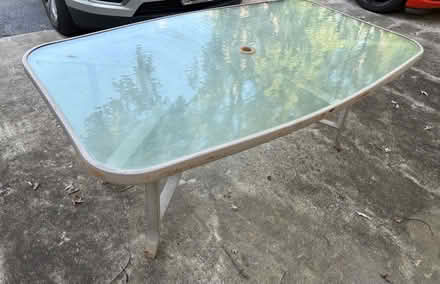 Photo of free 5 foot Patio table (New Market) #1