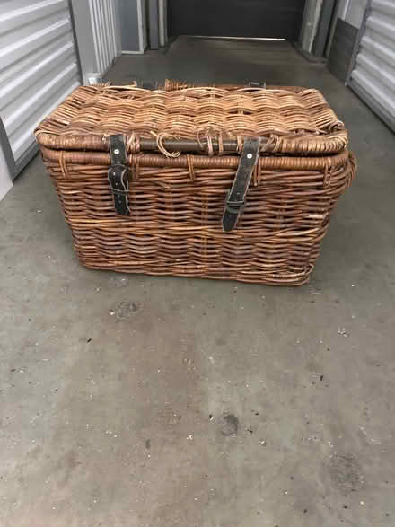 Photo of free Wicker storage basket (Se6 2ha) #1