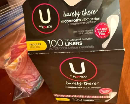 Photo of free panty liners (Cupertino) #3