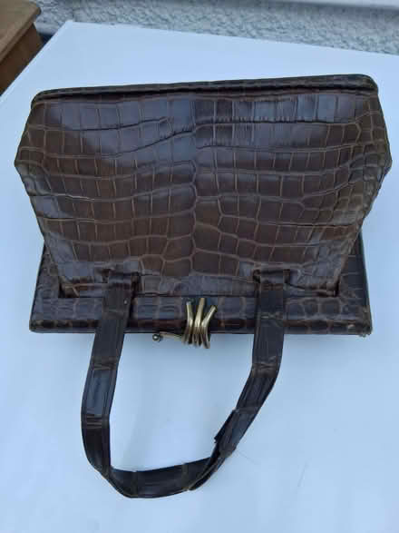 Photo of free Vintage brown crocodile handbag (Bernards Heath AL1) #3