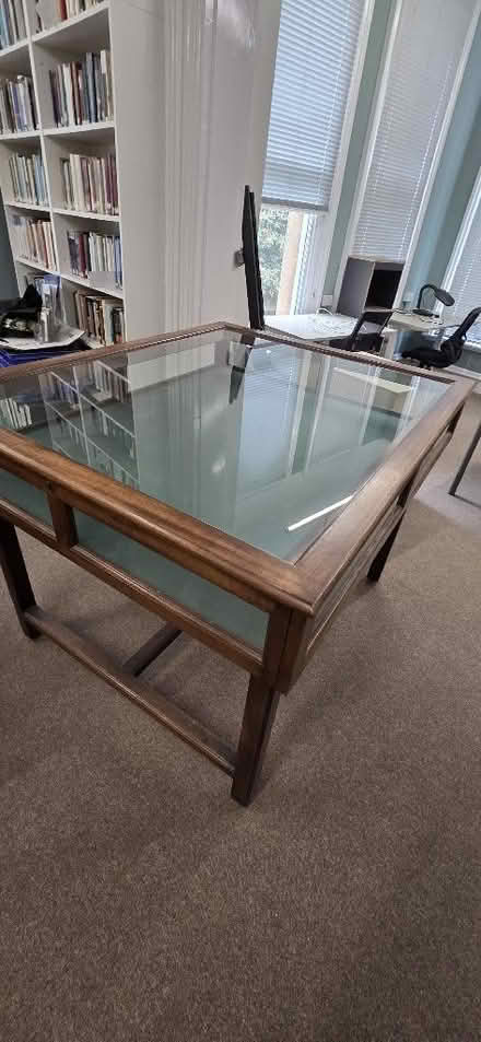 Photo of free Large Display Cabinet - glass and wood frame (Norham Manor OX2) #3