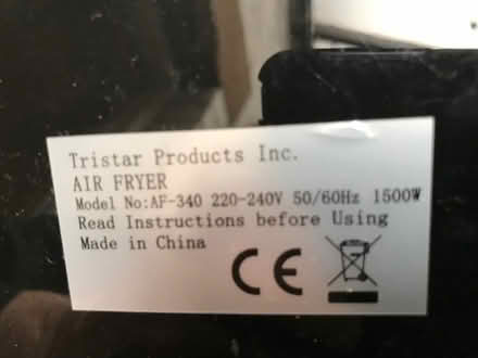 Photo of free Power AirFryer XL by Tristar Products (Headington OX3) #1