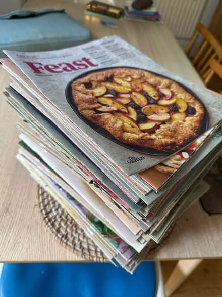 Photo of free A pile of ‘Feast’ recipe booklets from the Guardian (Cotham BS2) #1
