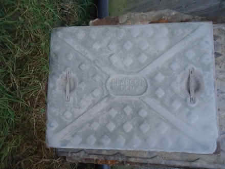 Photo of free Galvanised steel manhole cover (Willingdon BN20) #1