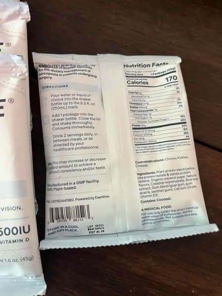 Photo of free Enroute Protein powder (Petworth/16th St Heights) #2