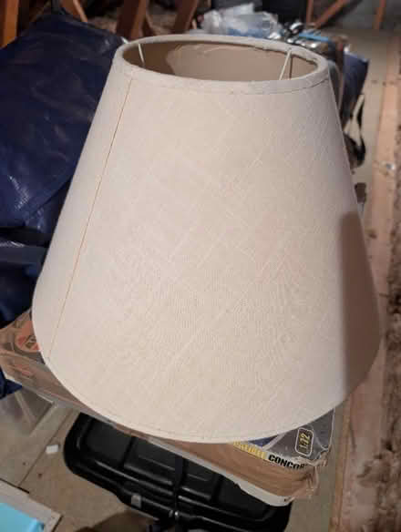 Photo of free Larger sized cream lampshade (Ninfield TN33) #2