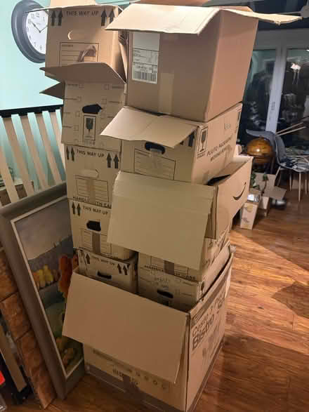 Photo of free 14 boxes and loads of bubble wrap (Bingley BD16) #1