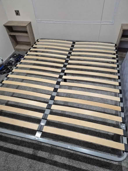 Photo of free New not used Bed frame and mattress (Middlewood S6) #3
