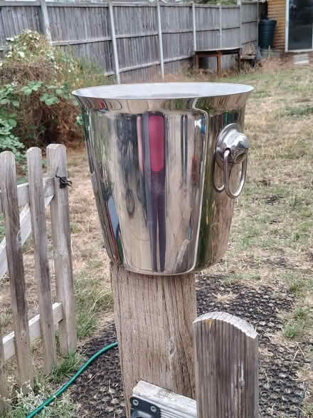 Photo of free Ice bucket, polished chrome (Clewer Green SL4) #1