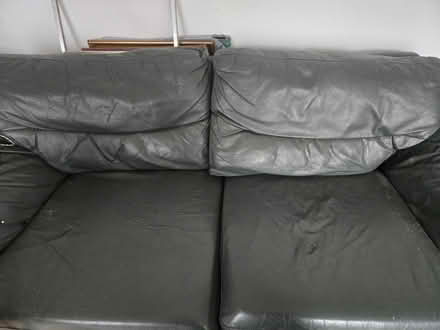 Photo of free 2 seater and 3 seater leather sofas (Tollington way N7) #2