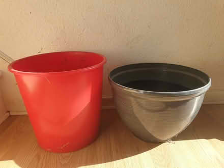 Photo of free 2 x plant pots (Neithrop OX16) #1