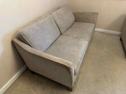 Photo of free Beige Fabric 3 Seater Sofa Couch (Leeds LS10) #1