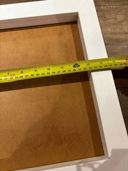 Photo of free White square picture frame (Templepatrick BT39) #3