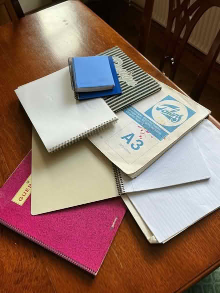 Photo of free Selection of notebooks and sketch books (Malvern Link WR14) #1