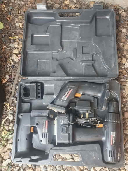Photo of free Old set of cordless power tools: drill, sander and jigsaw (Winchmore Hill N13) #1