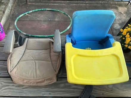 Photo of free Booster seat and travel high chair (Manor Park, DC) #1