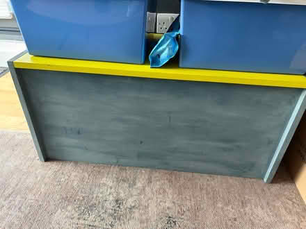 Photo of free Large wooden painted chest (Bold Street area L1) #1
