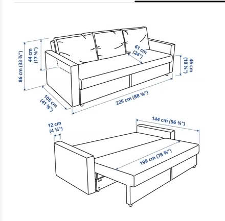 Photo of free Ikea Friheten 3 seater Sofa Bed (Angel City Road EC1V) #2