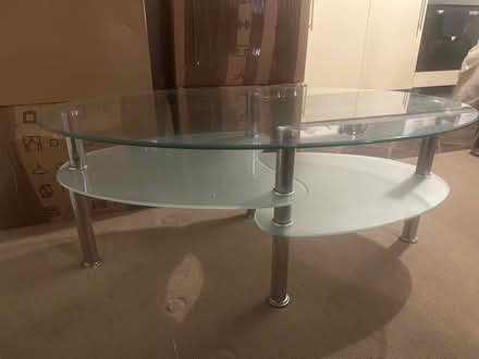 Photo of free glass coffee table / tv stand (Manchester M1) #2