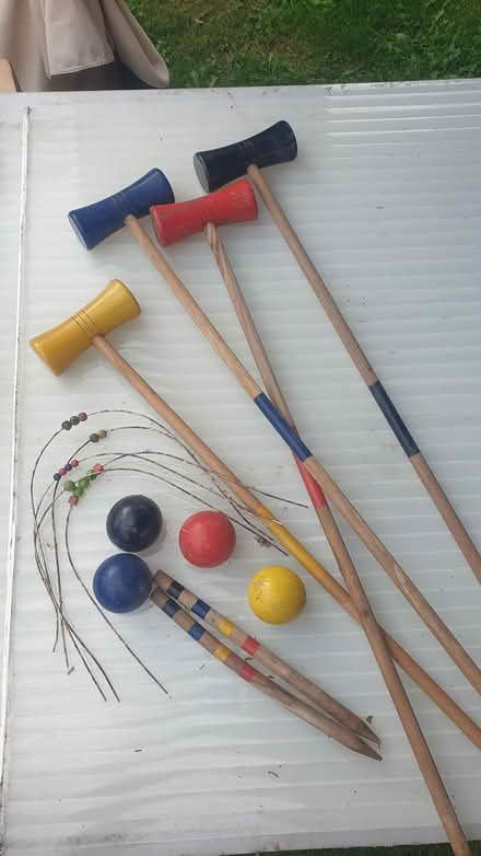 Photo of free Kids croquet set. A bit dusty (Parkstone, Poole, BH14) #1