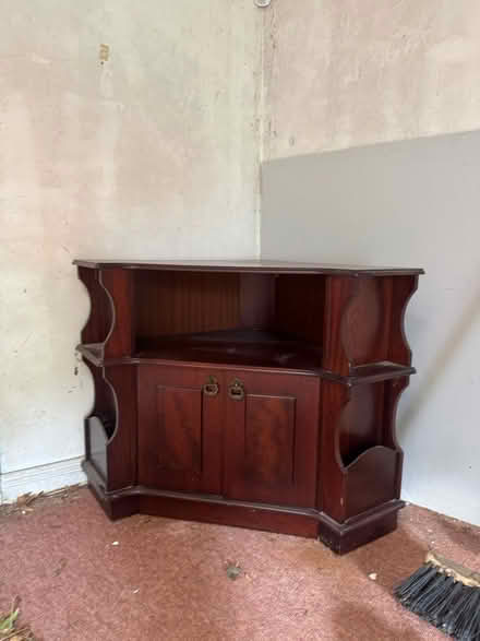 Photo of free Vintage wooden corner cabinet (Stillorgan) #3