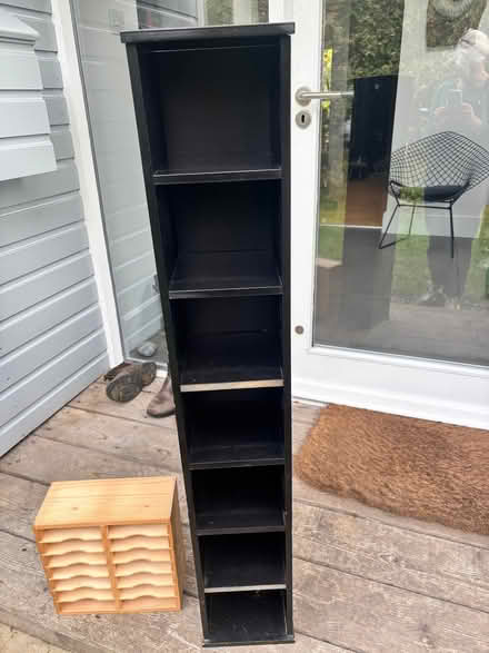 Photo of free CD rack and shelves (Gladestry HR5) #2