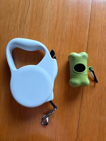 Photo of free Dog lead and poop bag holder (Bow, E3) #1