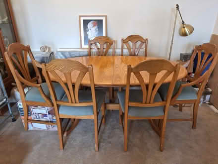 Photo of free Extending Dining Table with 6 Chairs (Stratfield Saye RG7) #1