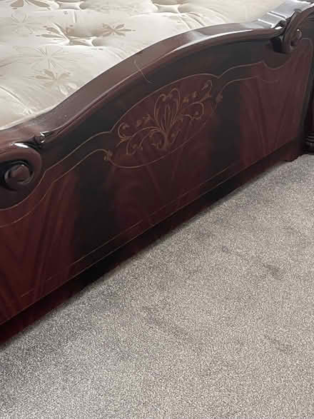 Photo of free Antique look like .double bed no mattress (Southport PR9) #4