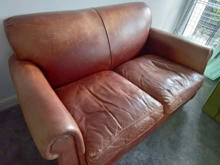 Photo of free Leather Sofa (Drum Brae EH4) #1